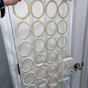 Cream Circular Wall Hanging Decor